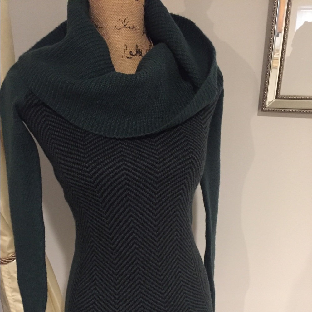 Comfy long cowl neck sweater